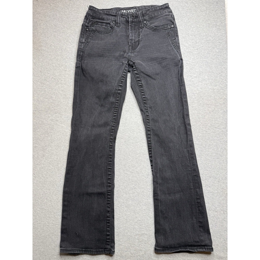 Salvage Supply Co Jeans Mens 29x32‎ Black Havoc Slim Boot Denim